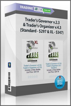 Trader’s Governor v.2.3 & Trader’s Organizer v.4.3 (Standard – $297 & XL – $347)