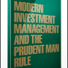 Bevis Longstreth – Modern Investment Management & the Prudent Man Rule