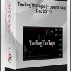 TradingTheTape (+ open code) (Dec 2013)