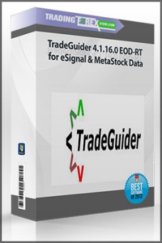 TradeGuider 4.1.16.0 EOD-RT for eSignal & MetaStock Data