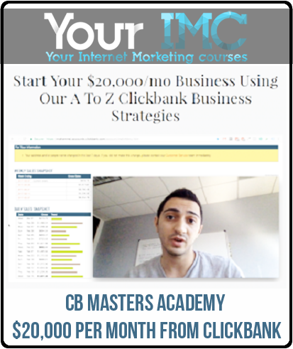 CB Masters Academy – $20,000 Per Month From Clickbank