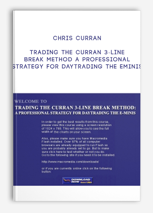 Chris Curran – Trading The Curran 3-Line Break Method A Professional Strategy For Daytrading The Eminis