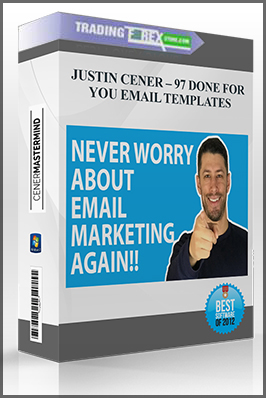 JUSTIN CENER – 97 DONE FOR YOU EMAIL TEMPLATES