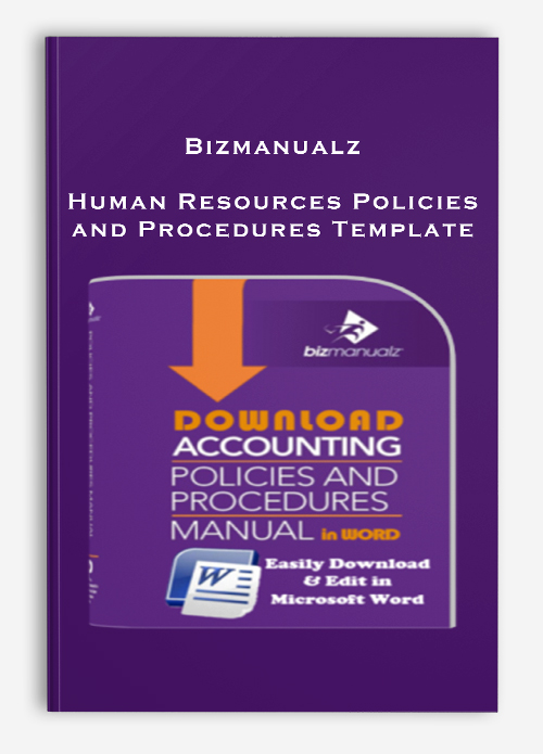Bizmanualz – Human Resources Policies and Procedures Template