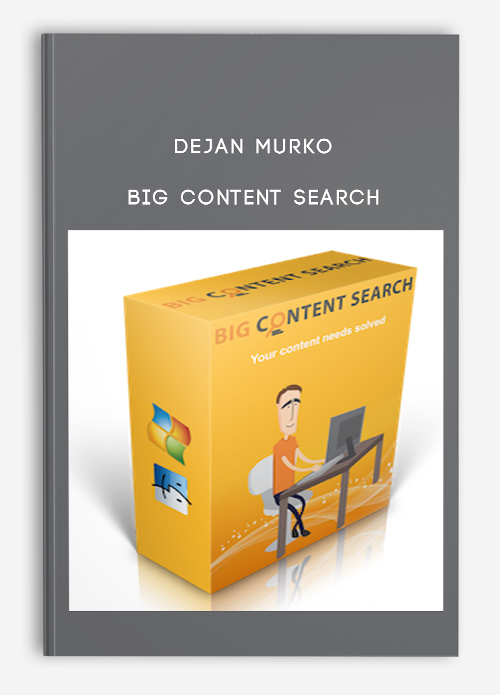 Dejan Murko – Big Content Search