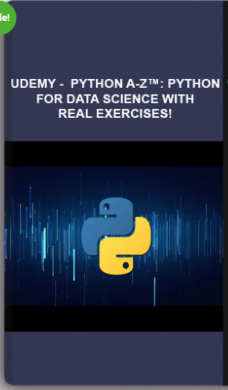 Udemy – Python A-Z™: Python For Data Science With Real Exercises!