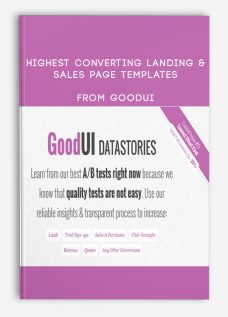Highest Converting Landing & Sales Page Templates from GoodUI