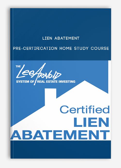 Lien Abatement Pre-Certification Home Study Course