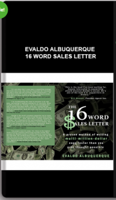 Evaldo Albuquerque – 16 Word Sales Letter