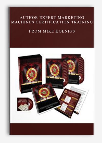 Author Expert Marketing Machines Certification Training by Mike Koenigs