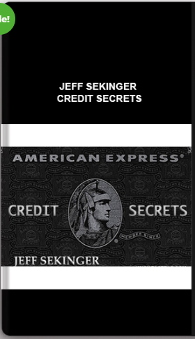 Jeff Sekinger – Credit Secrets