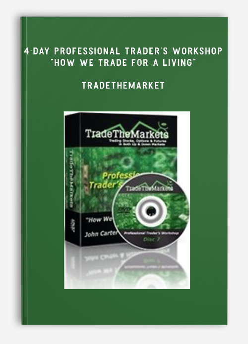 4-Day Professional Trader’s Workshop “How We Trade for a Living” Tradethemarket