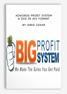 Adwords Profit System – 8 DVD in AVI Format by Greg Cesar