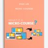 Micro Courses by Ryan Lee