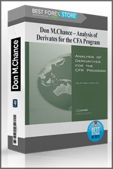 Analysis of Derivates for the CFA Program by Don M.Chance