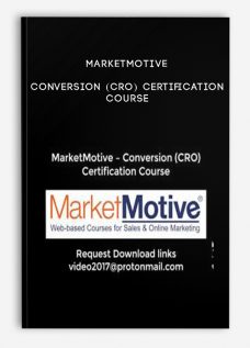 Conversion (Cro) Certification Course by Marketmotive