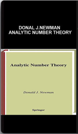 Donal J.Newman – Analytic Number Theory