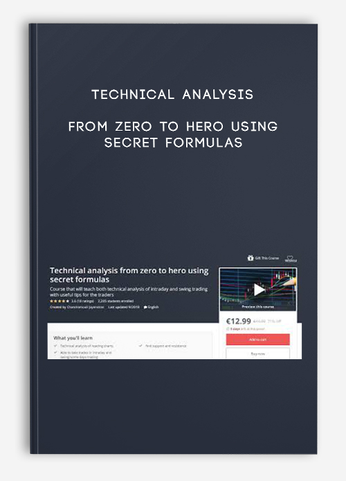 Technical analysis from zero to hero using secret formulas