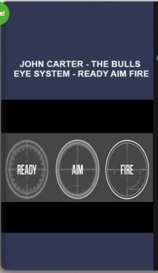 John Carter – The Bulls Eye System – Ready Aim Fire