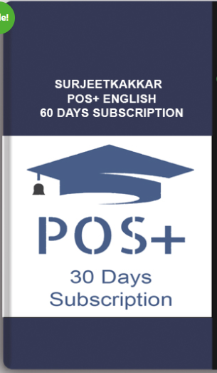 Surjeetkakkar – POS+ English 60 Days Subscription