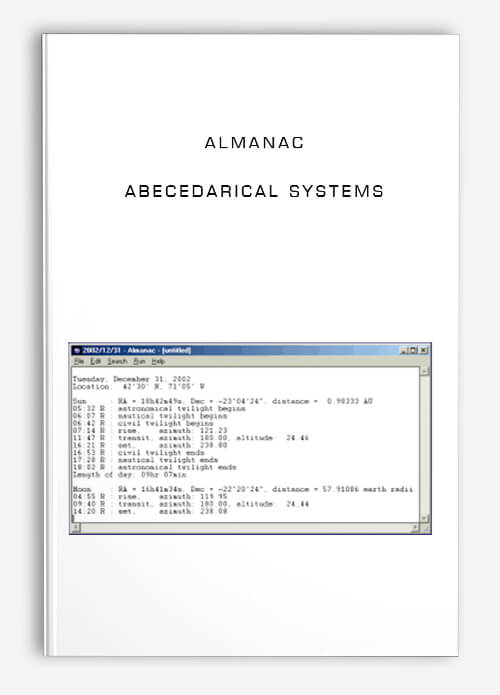 Almanac Abecedarical Systems