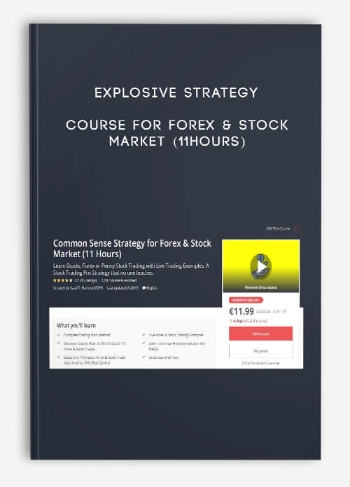 Explosive Strategy Course for Forex & Stock Market (11Hours)