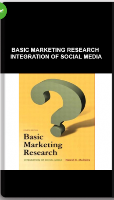 Basic Marketing Research – Integration of Social Media