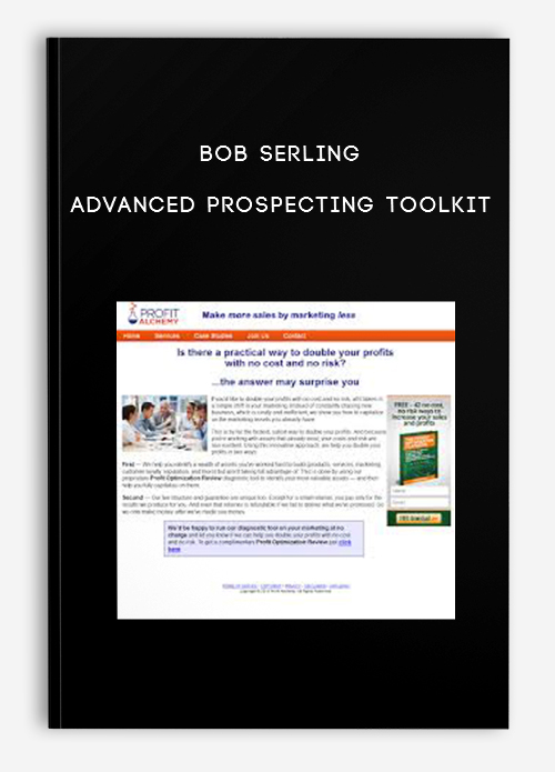 Bob Serling – Advanced Prospecting Toolkit