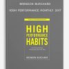 High Performance Monthly 2017 by Brendon Burchard