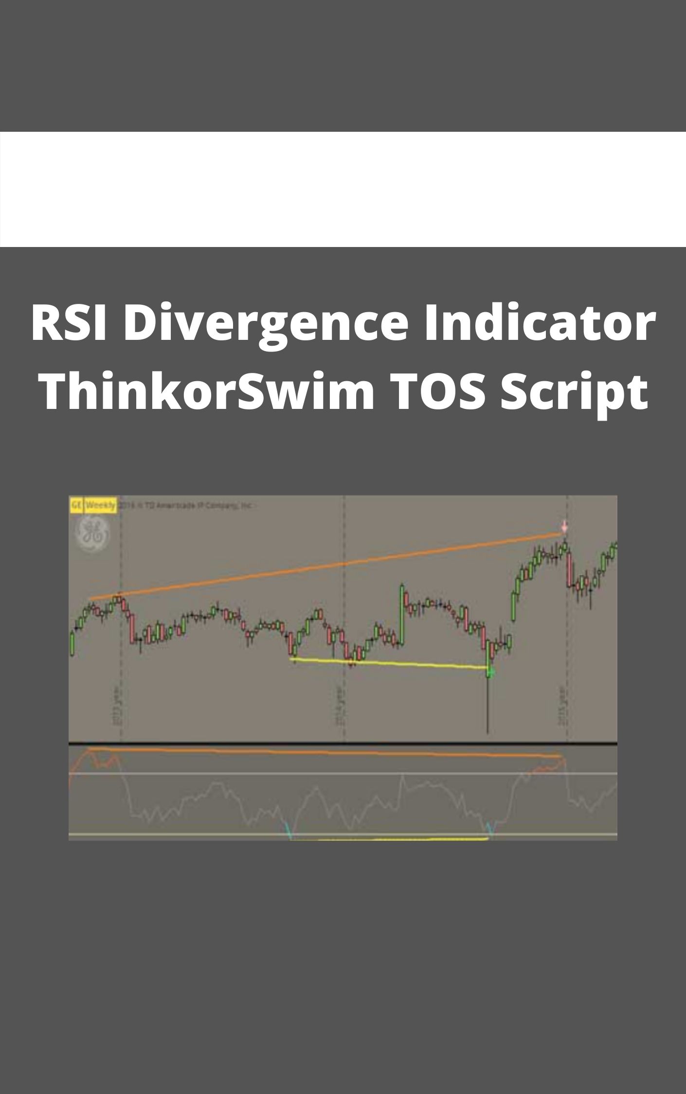 RSI Divergence Indicator ThinkorSwim TOS Script