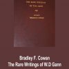 Bradley F. Cowan – The Rare Writings of W.D Gann