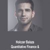 Holczer Balazs – Quantitative Finance & Algorithmic Trading in Python
