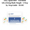 Easy Agent PRO – Facebook Advertising Made Simple- A Step-by-Step Guide – BASIC