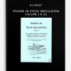 H.J.Wolf – Studies in Stock Speculation (Volume I & II)