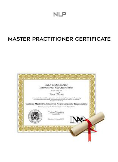 NLP Master Practitioner Certificate