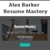 Alex Barker – Resume Mastery