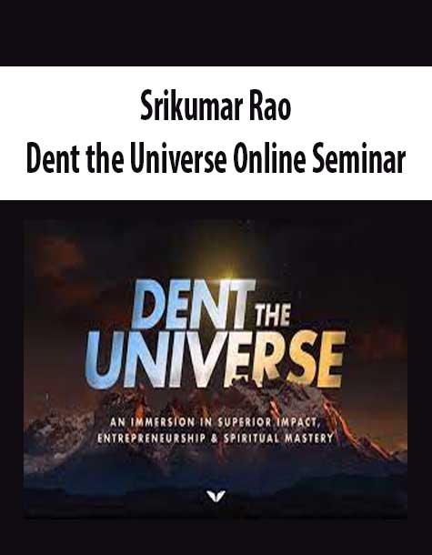 Srikumar Rao – Dent the Universe Online Seminar