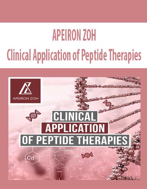 APEIRON ZOH – Clinical Application of Peptide Therapies