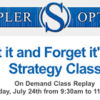 Set & Forget Trading Strategy Spreads Options – Don Kaufman