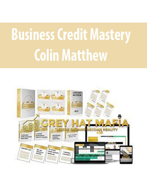 Business Credit Mastery By Colin Matthew