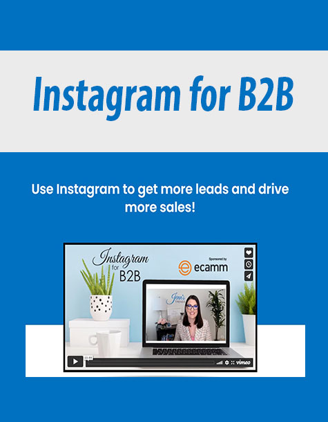 Instagram For B2B Course by Jenn Herman