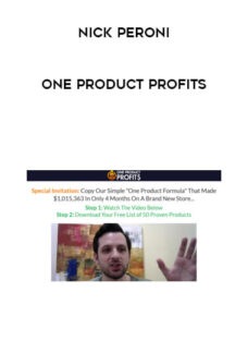 Nick Peroni – One Product Profits