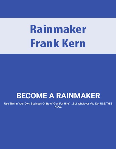 Rainmaker By Frank Kern