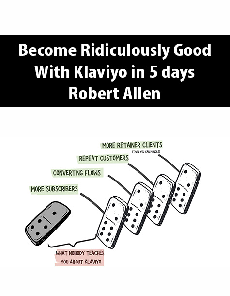 Become ridiculously good with Klaviyo in 5 days By Robert Allen