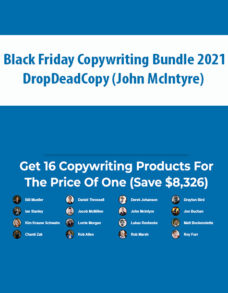 Black Friday Copywriting Bundle 2021 By DropDeadCopy (John McIntyre)