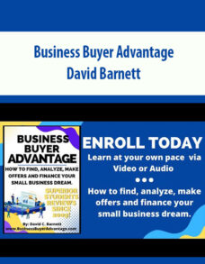 Business Buyer Advantage By David Barnett