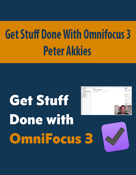 Get Stuff Done With Omnifocus 3 By Peter Akkies