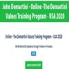 John Demartini – Online -The Demartini Values Training Program – USA 2020