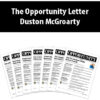The Opportunity Letter By Duston McGroarty