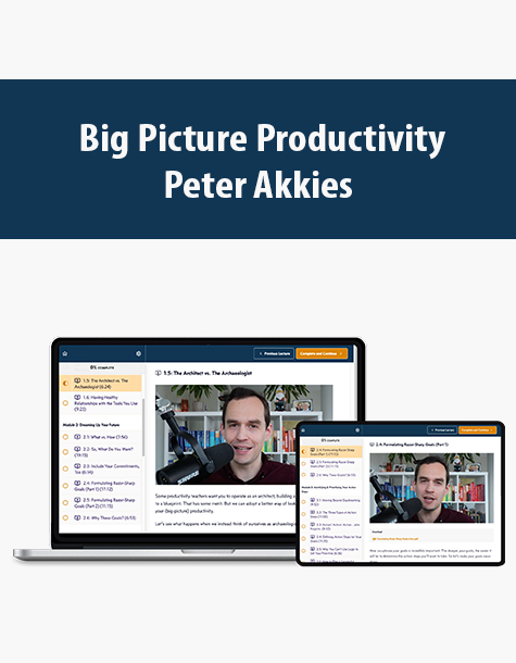 Big Picture Productivity By Peter Akkies